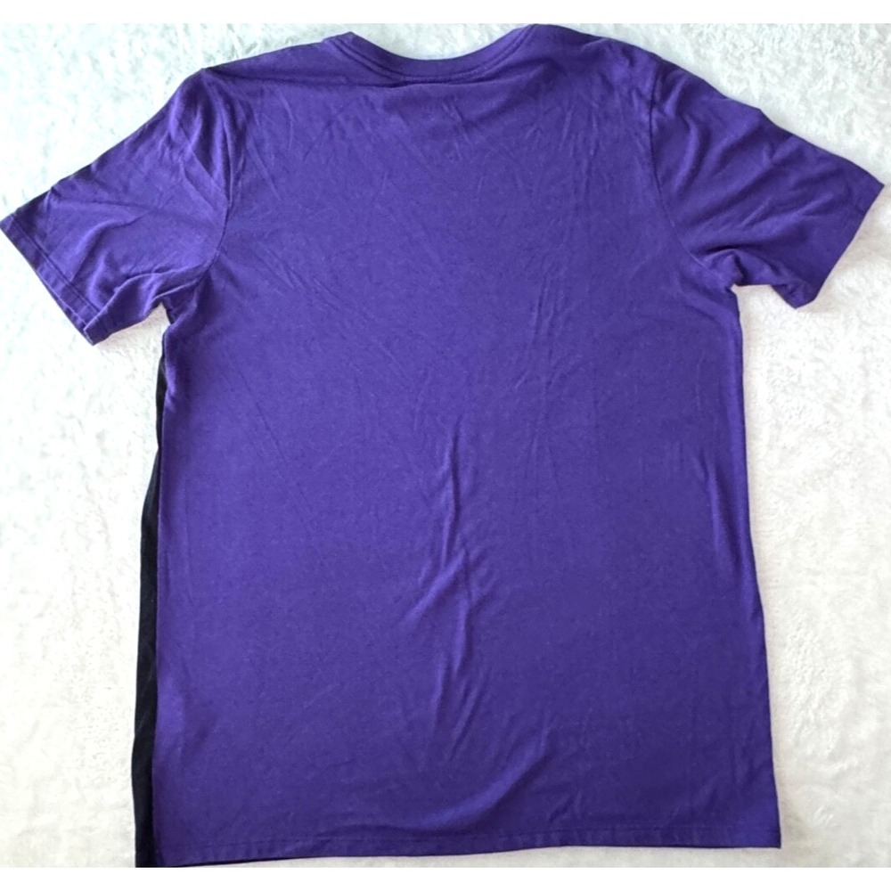 LSU Tigers Nike Tee shirt Adult large Colorblock purple Y2K football USA made - Picture 12 of 14